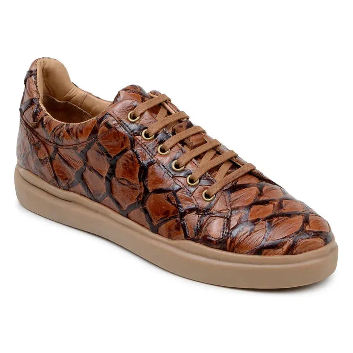 Belvedere Kingstone Pirarucu Leder Sneaker – Eleganz & Komfort für Ihren Look!