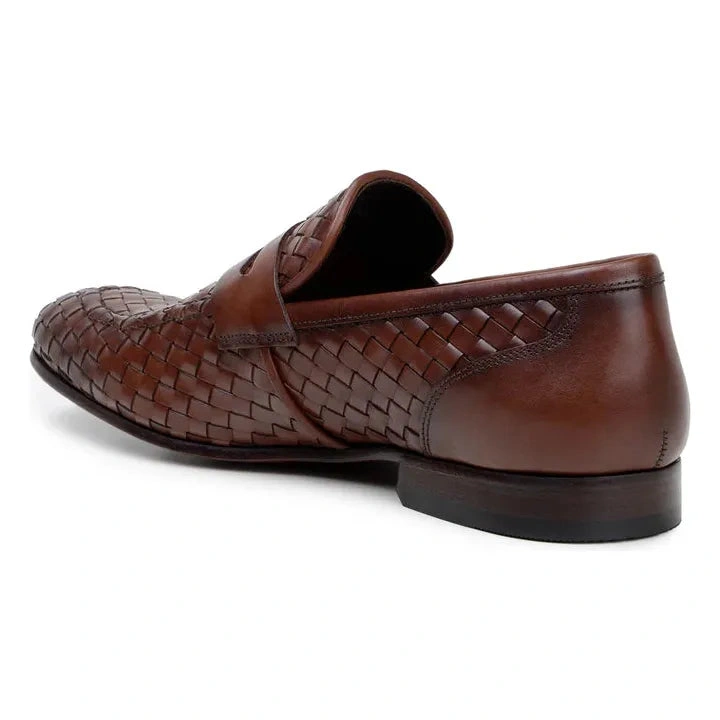 Belvedere Luca: Elegante Lederslipper in warmem Antik-Braun – Sofort zum Klassiker!